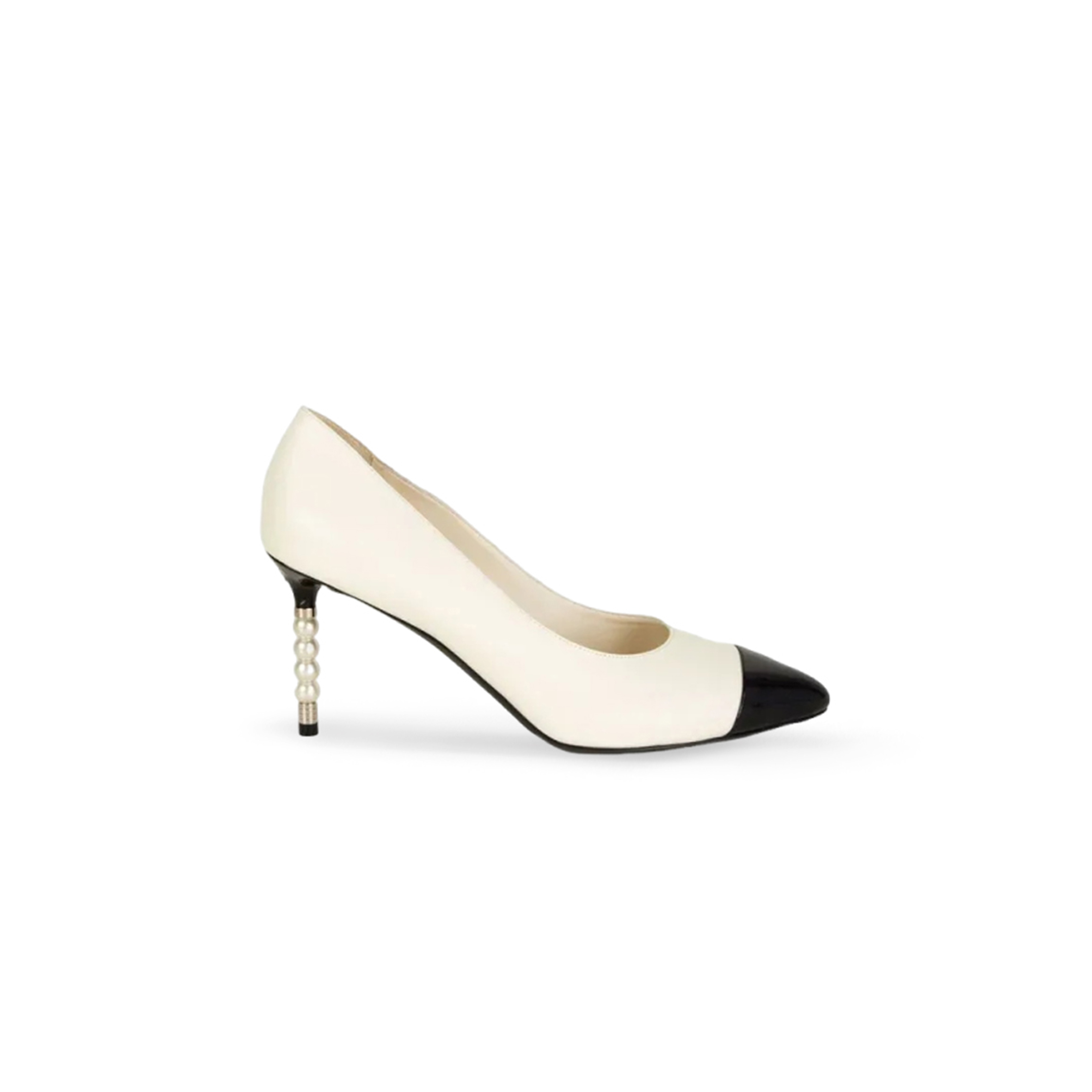 Ch**el pearl heel pumps